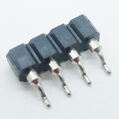 led strip connector 2.54mm machined female header socket h=3.0mm round pin surface mount smt smd board to board type