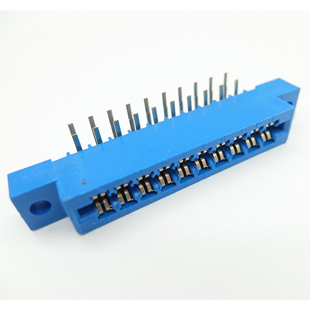 3.96mm pitch edge connector slot 805 right angel through hole dip edge card connector for pcb edge type