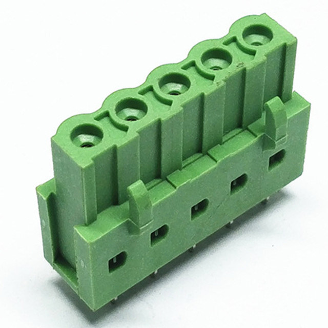 edg pluggable terminal blocks female sockets 3.81mm pitch vertical through hole for pcb