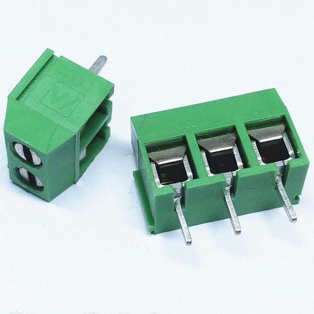 PCB screw terminal blocks 5.00/5.08mm ptch vertical through hole dip type